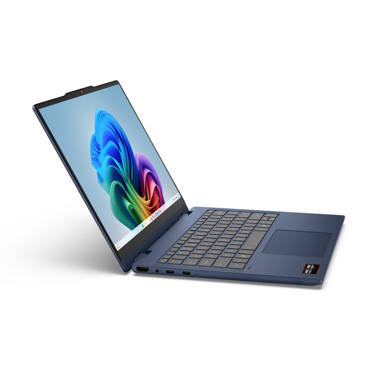 Lenovo IdeaPad 5 2-in-1 14AHP11 AMD Ryzen™ 5 230 Hybrid (2-in-1) 35,6 cm (14") Touchscreen WUXGA 16 GB DDR5-SDRAM 512 GB SSD Wi-Fi 6 (802.11ax) Windows 11 Pro Schweiz Blau