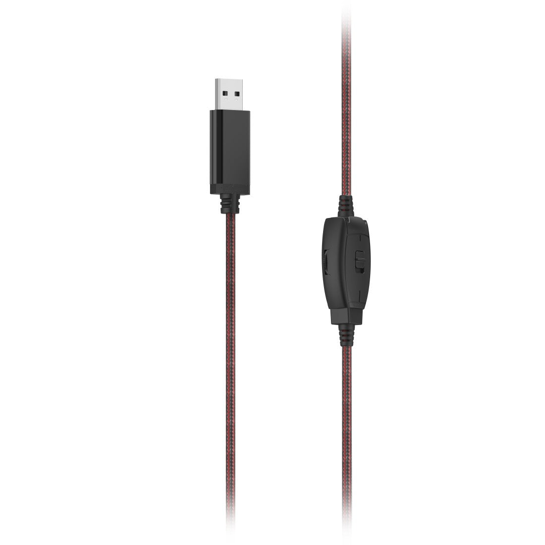 Hama HS-USB400 V2 Kopfhörer Kabelgebunden Kopfband Büro/Callcenter USB Typ-A Schwarz, Rot