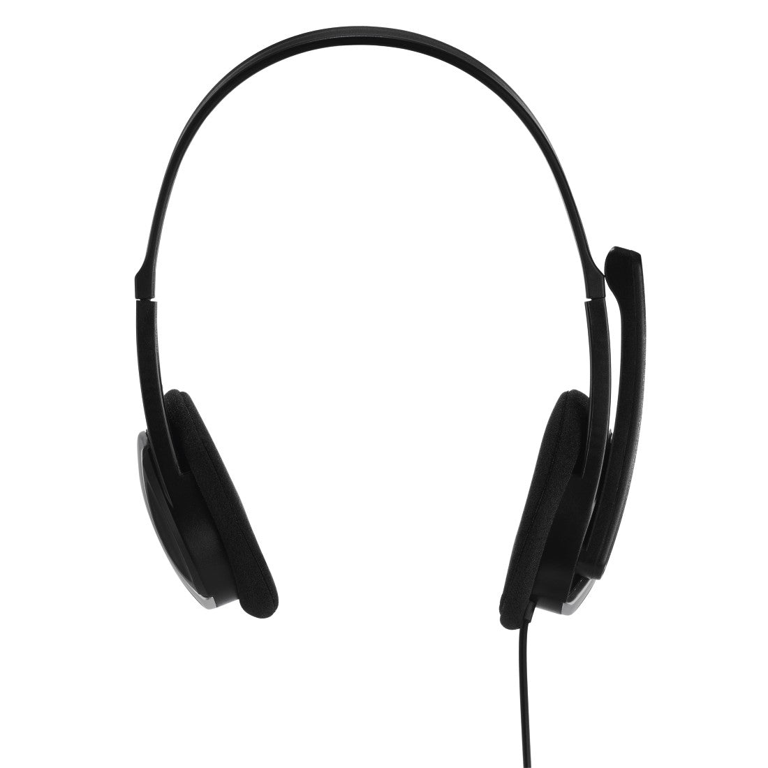 Hama Essential HS 200 Kopfhörer Kabelgebunden Kopfband Anrufe/Musik Schwarz, Silber