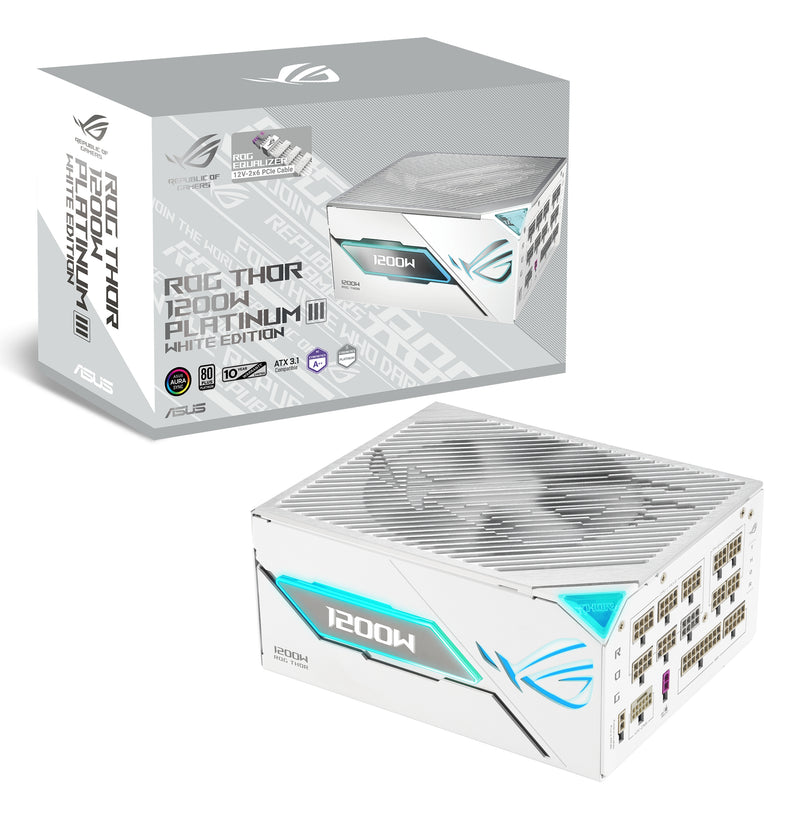 ASUS ROG -THOR-1200P3-WHITE-GAMING-E Netzteil 1200 W 24-pin ATX ATX Weiß