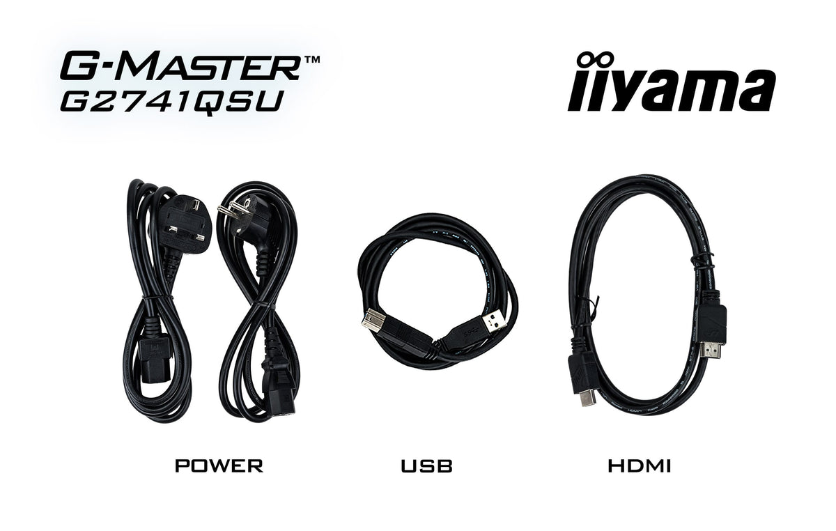iiyama G-MASTER G2741QSU-B1 Computerbildschirm 68,6 cm (27") 2560 x 1440 Pixel 4K Ultra HD QLED Schwarz