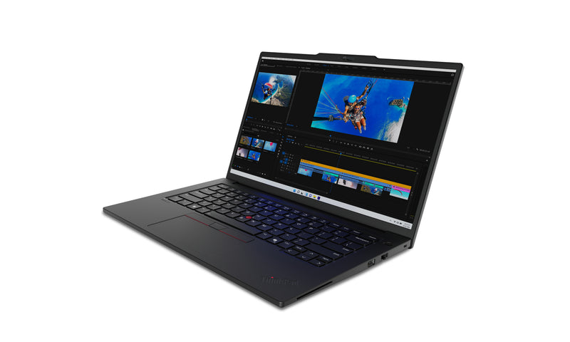 Lenovo ThinkPad P14s Gen 5 (Intel) Intel Core Ultra 7 165H Laptop 36,8 cm (14.5") 3K 64 GB DDR5-SDRAM 2 TB SSD NVIDIA RTX 500 Ada Wi-Fi 6E (802.11ax) Windows 11 Pro Deutsch Schwarz
