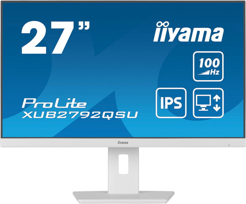 iiyama ProLite XUB2792QSU-W6 Computerbildschirm 68,6 cm (27") 2560 x 1440 Pixel Quad HD LED Weiß