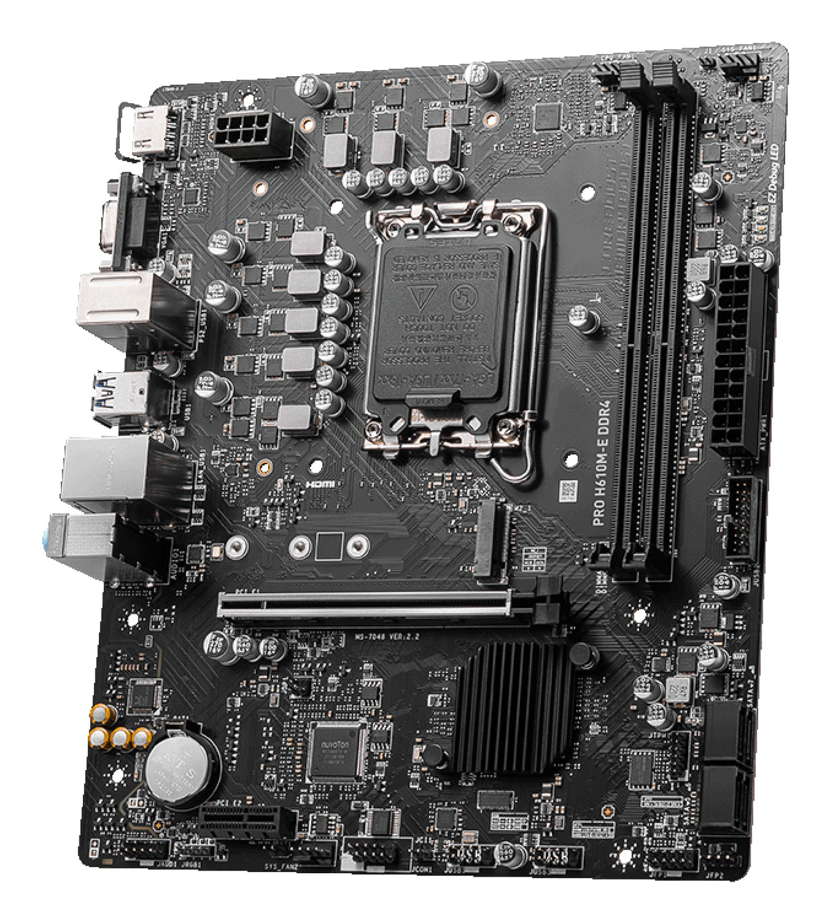 MSI PRO H610M-E DDR4 Motherboard Intel H610 LGA 1700 micro ATX