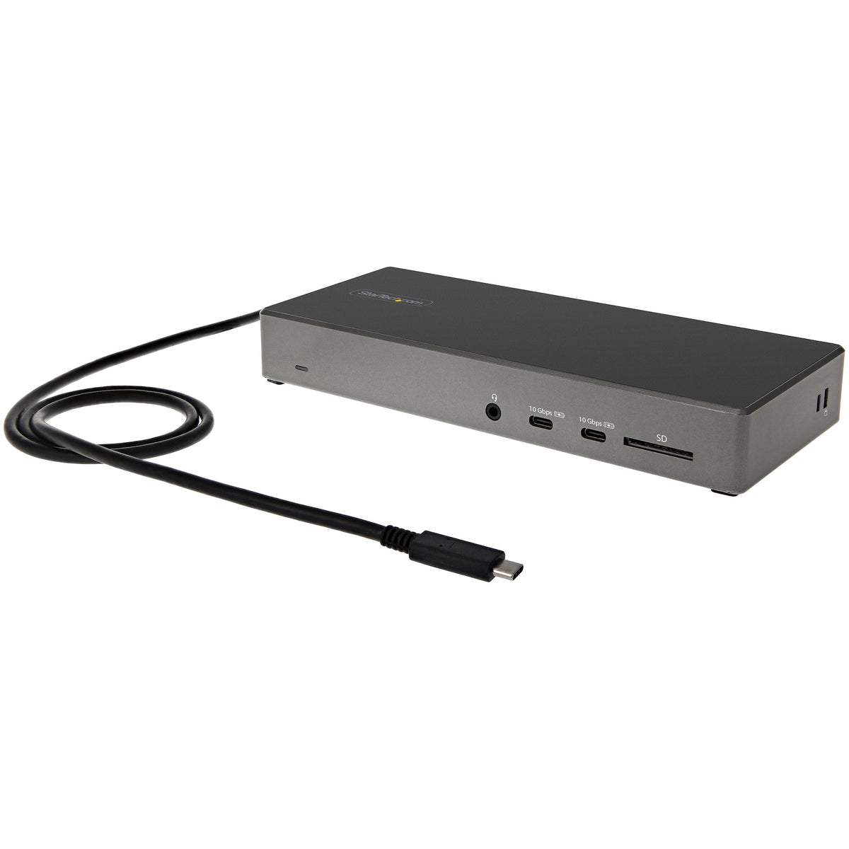 StarTech.com USB-C Dock - Triple 4K Monitor USB Typ-C Docking Station - 100W Power Delivery 3.0 - DP 1.4 Alt Mode & DSC, 2x DisplayPort 1.4/HDMI 2.0 - 6xUSB (2x 10Gbps) - Windows/Chrom