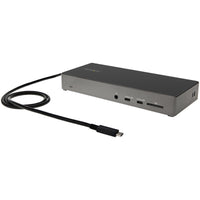 StarTech.com USB-C Dock - Triple 4K Monitor USB Typ-C Docking Station - 100W Power Delivery 3.0 - DP 1.4 Alt Mode & DSC, 2x DisplayPort 1.4/HDMI 2.0 - 6xUSB (2x 10Gbps) - Windows/Chrom