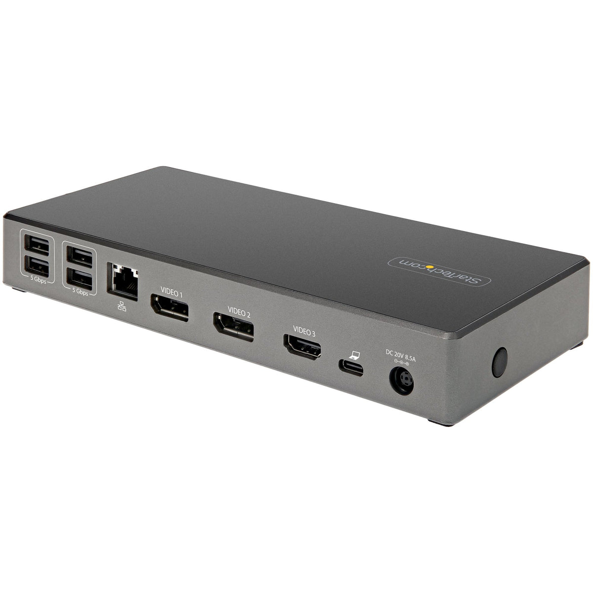 StarTech.com USB-C Dock - Triple 4K Monitor USB Typ-C Docking Station - 100W Power Delivery 3.0 - DP 1.4 Alt Mode & DSC, 2x DisplayPort 1.4/HDMI 2.0 - 6xUSB (2x 10Gbps) - Windows/Chrom