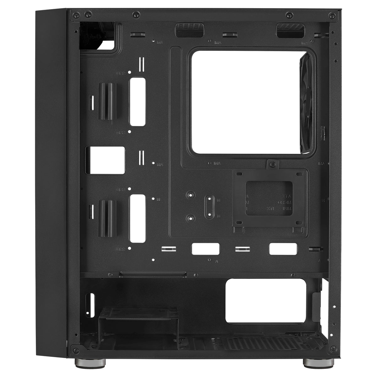 Aerocool Graphite V1 Midi Tower Schwarz