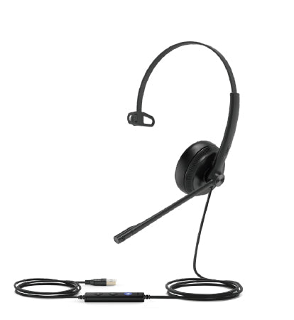 Yealink UH34 Lite Kopfhörer Kabelgebunden Kopfband Büro/Callcenter Schwarz