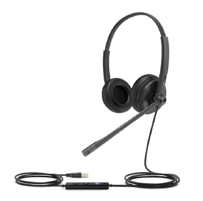 Yealink UH34 Kopfhörer Kabelgebunden Kopfband Büro/Callcenter Schwarz