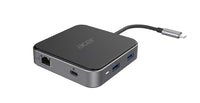 Acer 7-in-1 USB 4 Dongle Kabelgebunden USB4 Schwarz, Silber