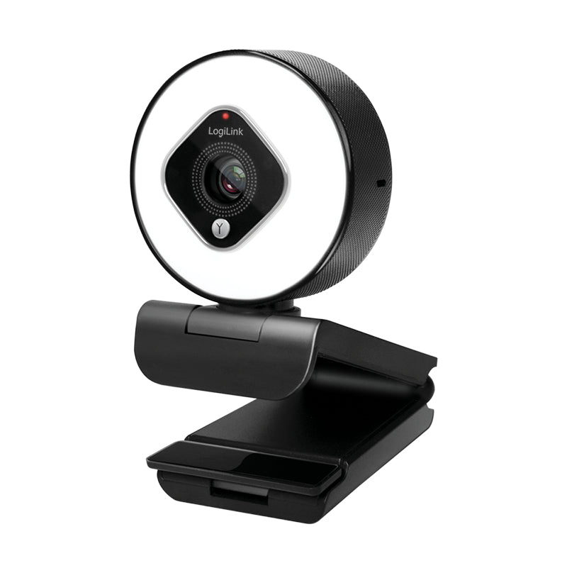 LogiLink UA0384 Webcam 2 MP 1920 x 1080 pixels USB 2.0 Noir, Blanc
