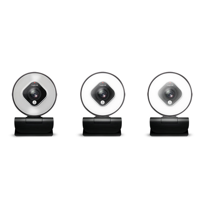 LogiLink UA0384 Webcam 2 MP 1920 x 1080 Pixel USB 2.0 Schwarz, Weiß
