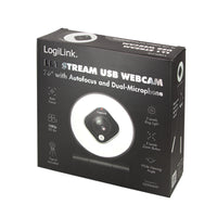 LogiLink UA0384 Webcam 2 MP 1920 x 1080 Pixel USB 2.0 Schwarz, Weiß