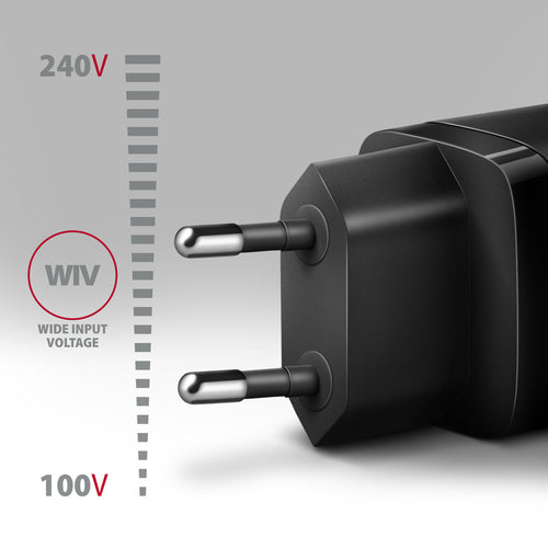 AXAGON ACU-PQ30 Ladegerät QC3.0, 4.0/AFC/FCP/PPS/Apple + PD USB-C, 30W - schwarz