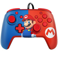 PDP REMATCH: Power Pose Mario Blau, Rot USB Gamepad Analog / Digital Nintendo Switch, Nintendo Switch OLED