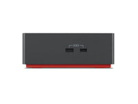 Lenovo ThinkPad Thunderbolt 4 WorkStation Kabelgebunden Schwarz, Rot