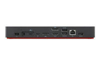 Lenovo ThinkPad Thunderbolt 4 WorkStation Kabelgebunden Schwarz, Rot
