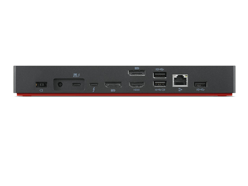 Lenovo ThinkPad Thunderbolt 4 WorkStation Kabelgebunden Schwarz, Rot
