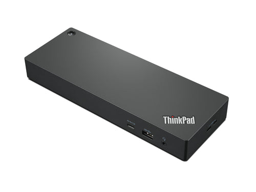 Lenovo 40B00300EU laptop-dockingstation & portreplikator Kabelgebunden Thunderbolt 4 Schwarz, Rot