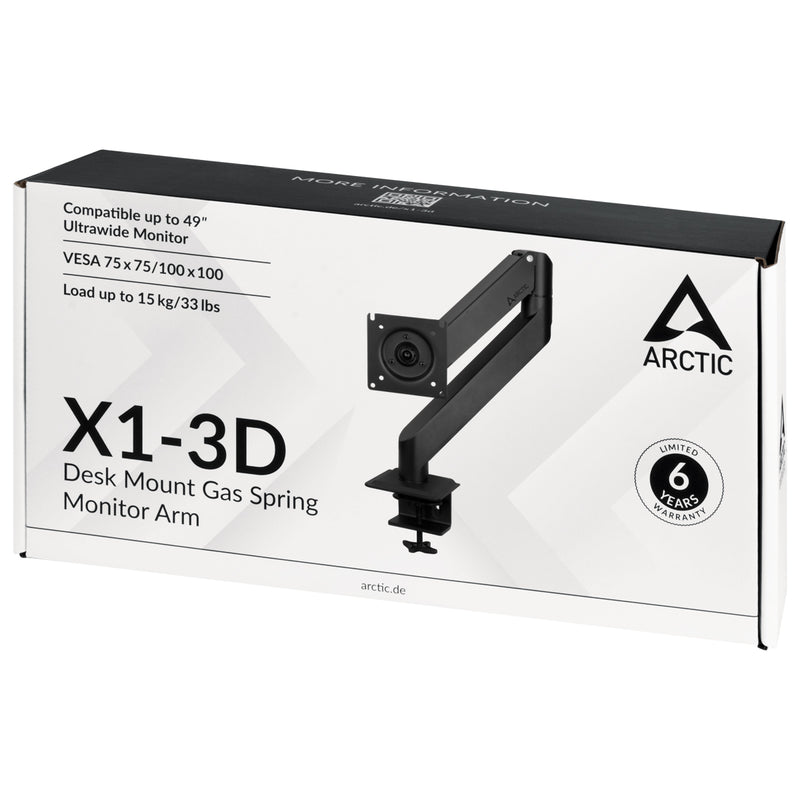ARCTIC X1-3D - Monitorarm mit Gasfeder