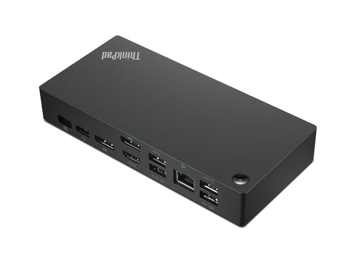 Lenovo 40AY0090CH laptop-dockingstation & portreplikator Kabelgebunden USB 3.2 Gen 1 (3.1 Gen 1) Type-C Schwarz