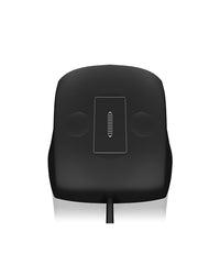 KeySonic KSM-5030M-B, Wasserdichte Maus, Silikone, Wasserdicht IP68, Scrollen mit Touchsensor, USB 1,8 m, schwarz
