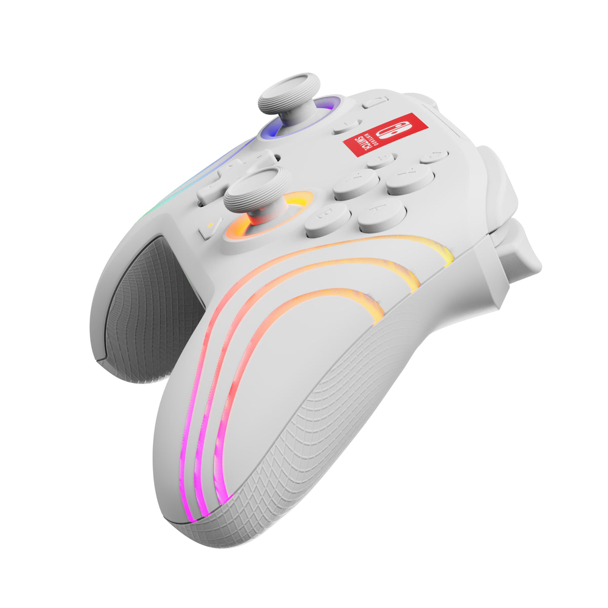 PDP Afterglow Wave Weiß USB Gamepad Analog / Digital Nintendo Switch, Nintendo Switch Lite, Nintendo Switch OLED