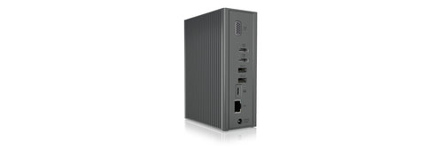ICY BOX IB-DK2262AC, USB 3.2 Gen 1 Notebook DockingStation, USB 3.2 Gen 1 auf: 6x USB 3.2 Gen 1+2x HDMI®+1x GigabitLAN + Audio + Charger