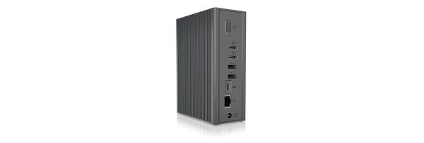 ICY BOX IB-DK2262AC, USB 3.2 Gen 1 Notebook DockingStation, USB 3.2 Gen 1 auf: 6x USB 3.2 Gen 1+2x HDMI®+1x GigabitLAN + Audio + Charger