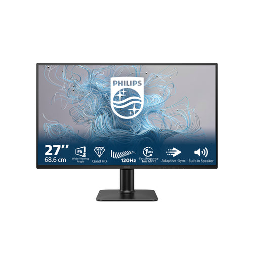 Philips 2000 series 27E2N2500/00 Computerbildschirm 68,6 cm (27") 2560 x 1440 Pixel Quad HD LCD Schwarz