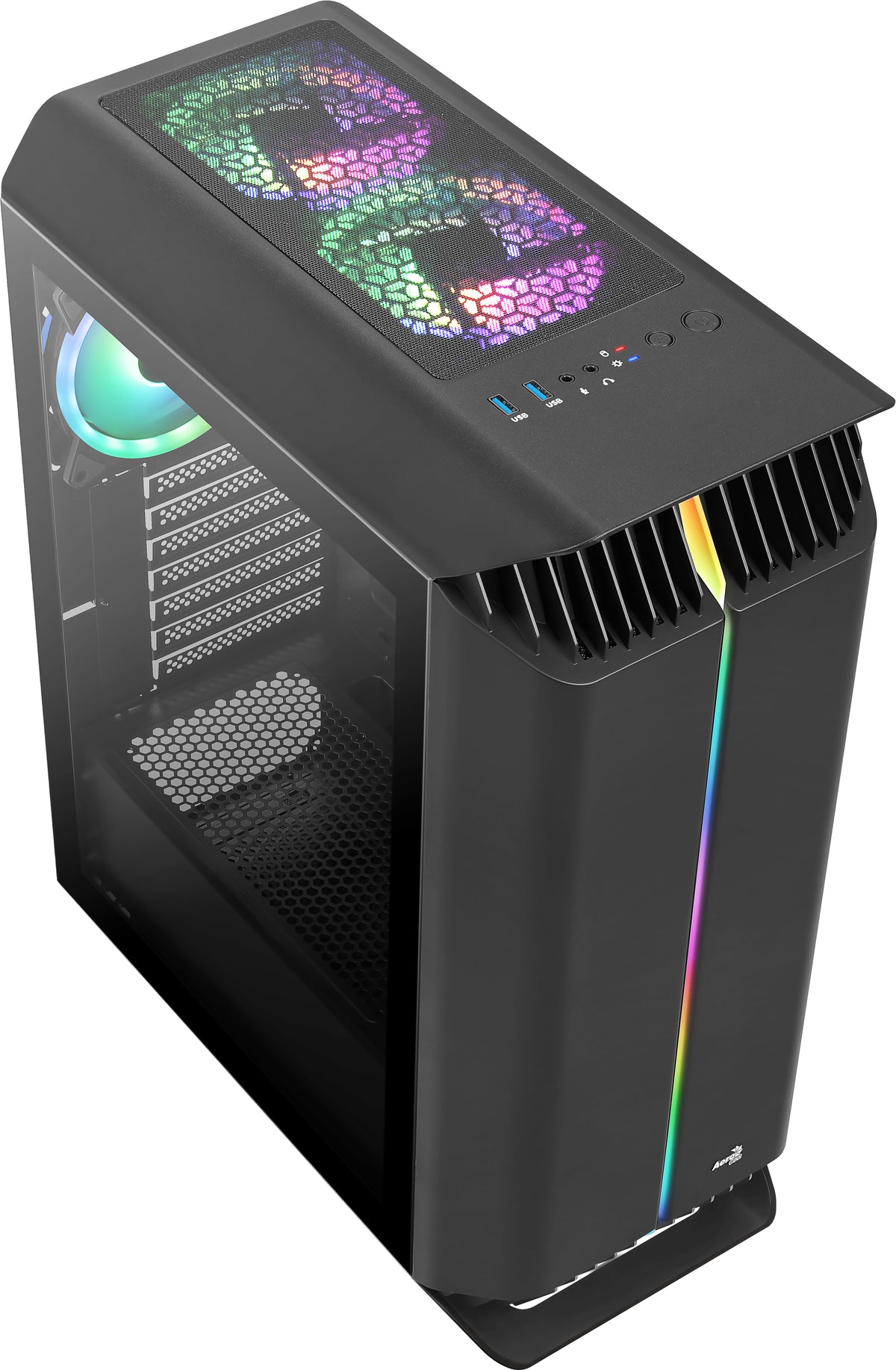 Aerocool Gladiator Duo Boîtier Moyen Tour Noir