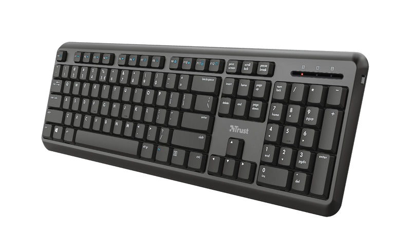 Trust Ody Tastatur Büro RF Wireless QWERTZ Deutsch Schwarz