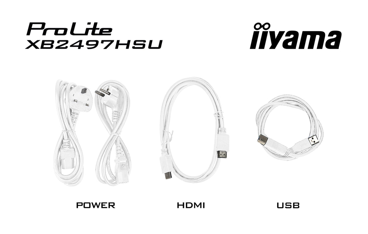 iiyama ProLite XB2497HSU-W1 Computerbildschirm 60,5 cm (23.8") 1920 x 1080 Pixel Full HD LED Weiß