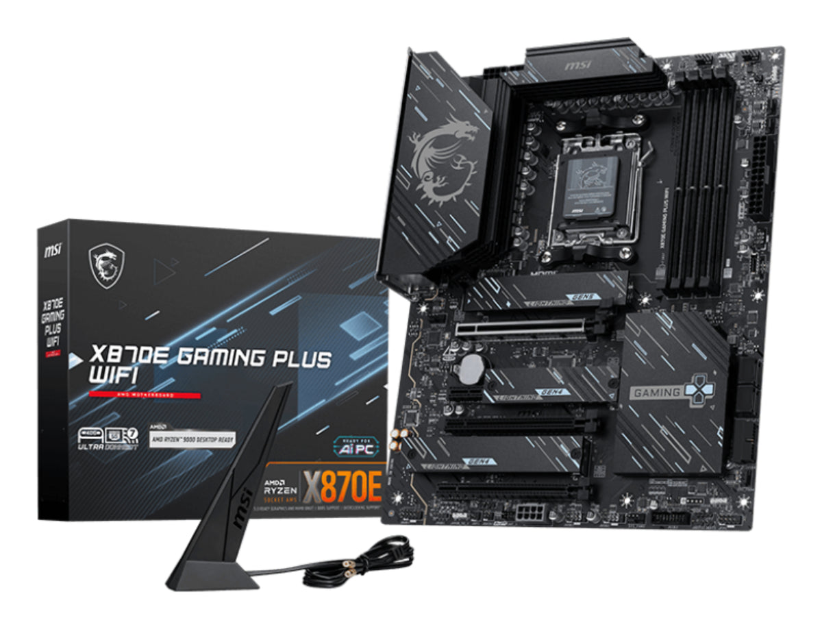 MSI X870E GAMING PLUS WIFI Motherboard AMD X870E Sockel AM5 ATX