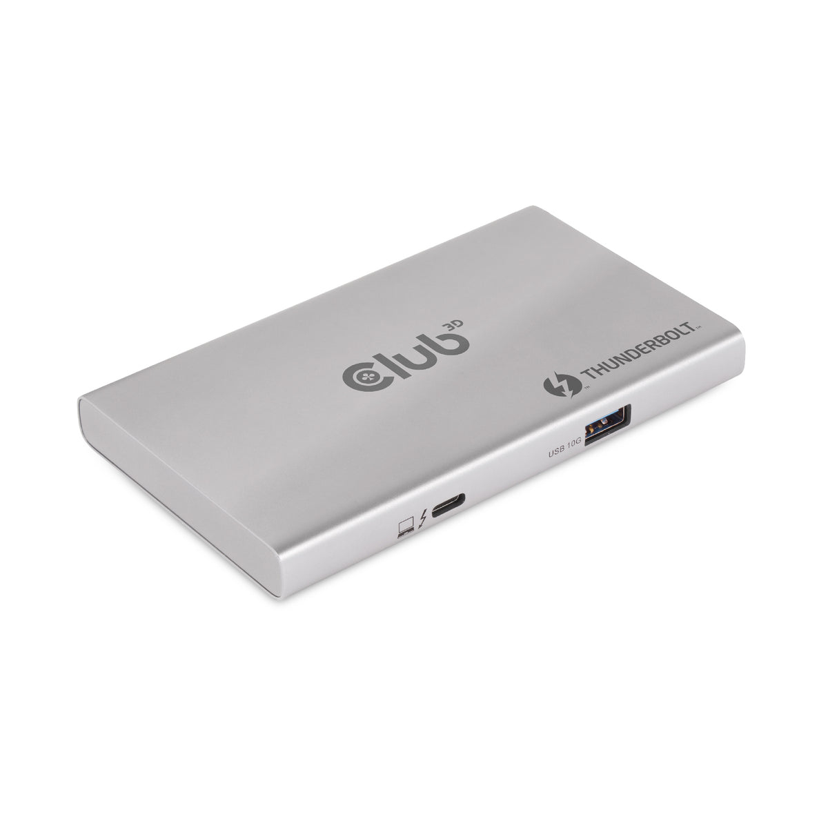 CLUB3D Certified Thunderbolt™4 Tragbarer 5-in-1-Hub mit Smart Power