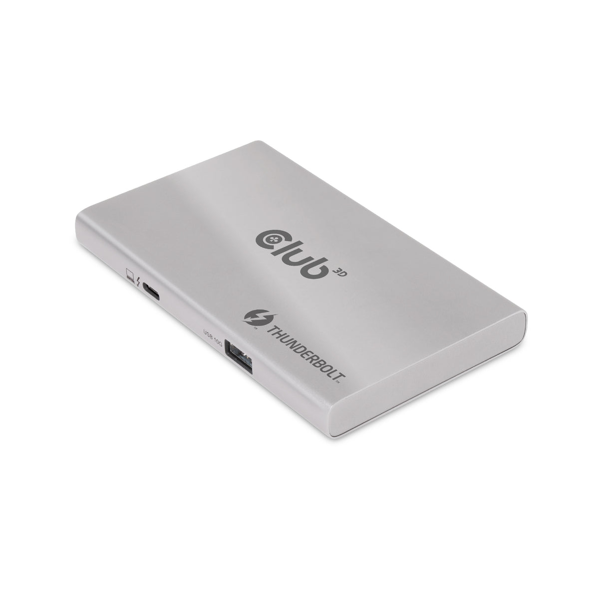 CLUB3D Certified Thunderbolt™4 Tragbarer 5-in-1-Hub mit Smart Power