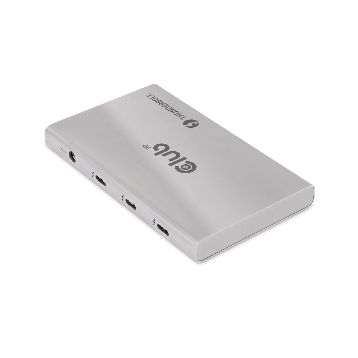 CLUB3D Certified Thunderbolt™4 Tragbarer 5-in-1-Hub mit Smart Power