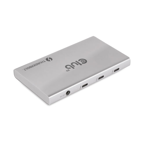 CLUB3D Certified Thunderbolt™4 Tragbarer 5-in-1-Hub mit Smart Power