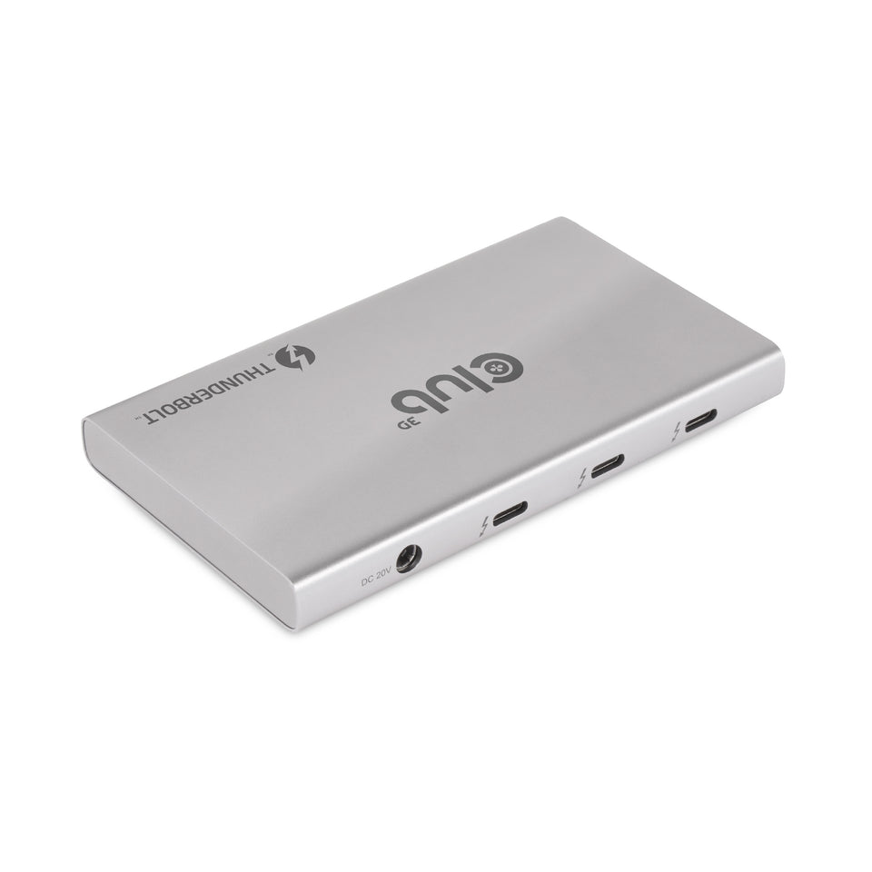 Hub portable 5-en-1 CLUB3D Certified Thunderbolt™4 avec Smart Power