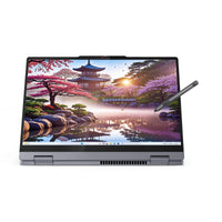 Lenovo IdeaPad 5 2-in-1 14AKP10 Copilot+ PC AMD Ryzen AI 7 350 Hybrid (2-in-1) 35,6 cm (14") Touchscreen WUXGA 16 GB LPDDR5x-SDRAM 512 GB SSD Wi-Fi 7 (802.11be) Windows 11 Home Deutsch Grau