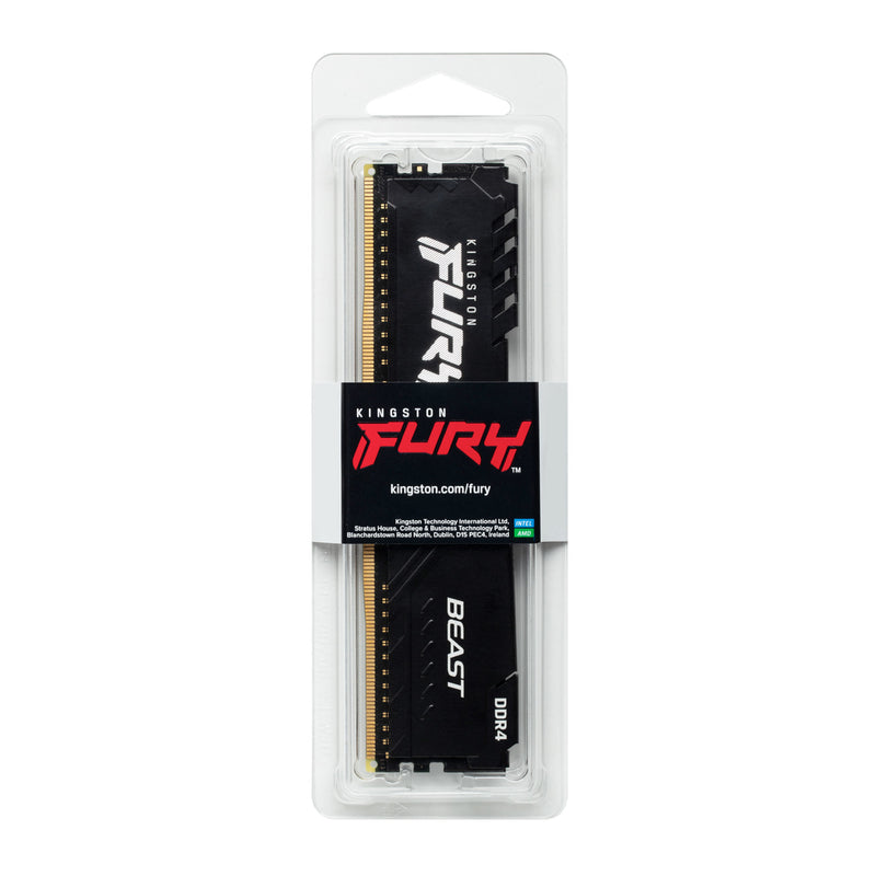 Kingston Technology FURY Beast 16GB 3200MT/s DDR4 CL16 DIMM Black