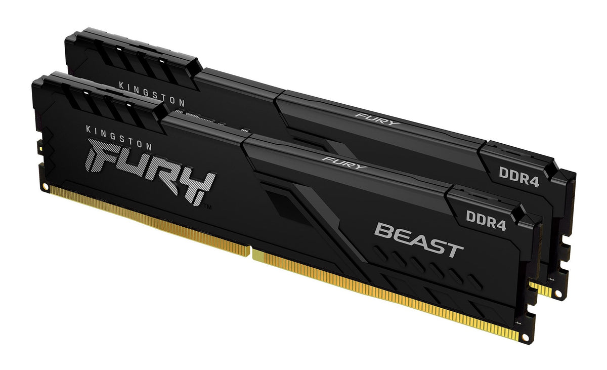 Kingston Technology FURY Beast 16GB 3200MT/s DDR4 CL16 DIMM (2er-Kit) Black