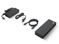Lenovo ThinkPad Universal Thunderbolt 4 Kabelgebunden Schwarz