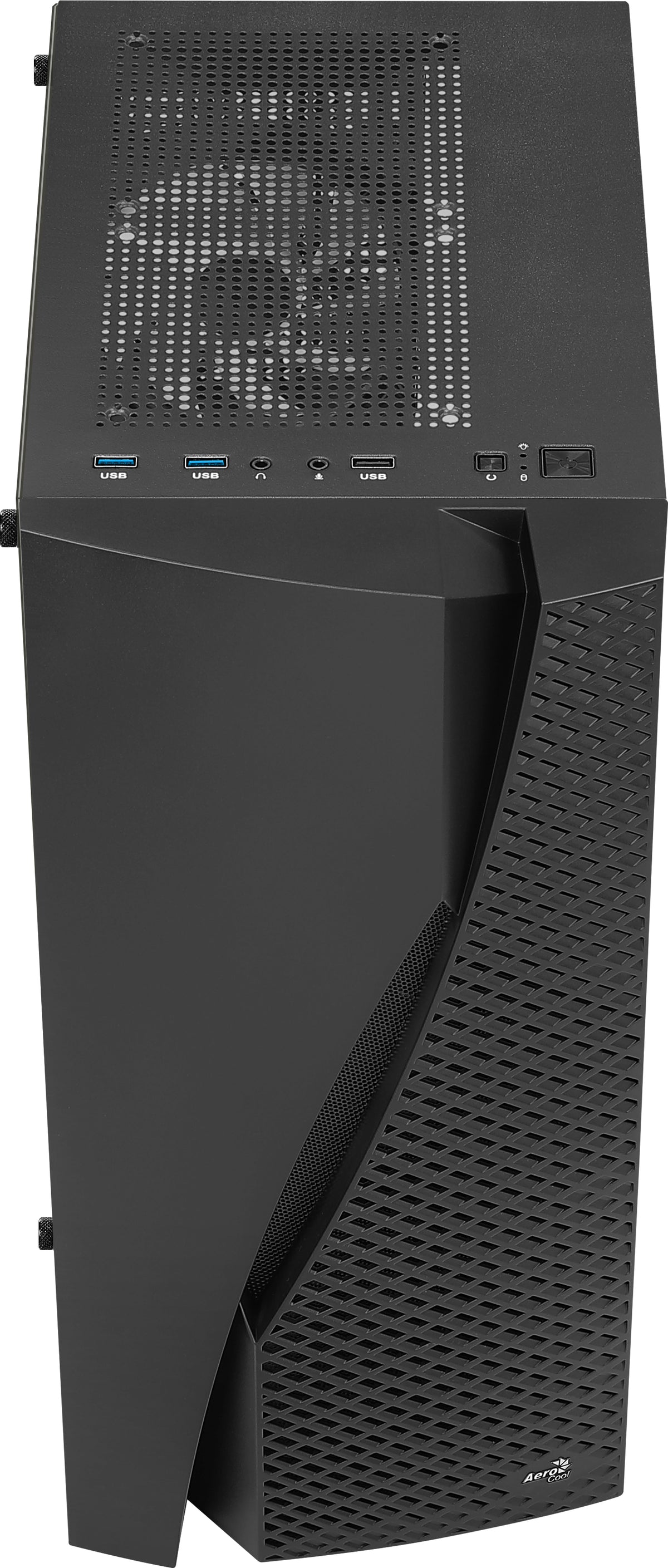 Aerocool WAVEBKV3 Computer-Gehäuse Midi Tower Schwarz