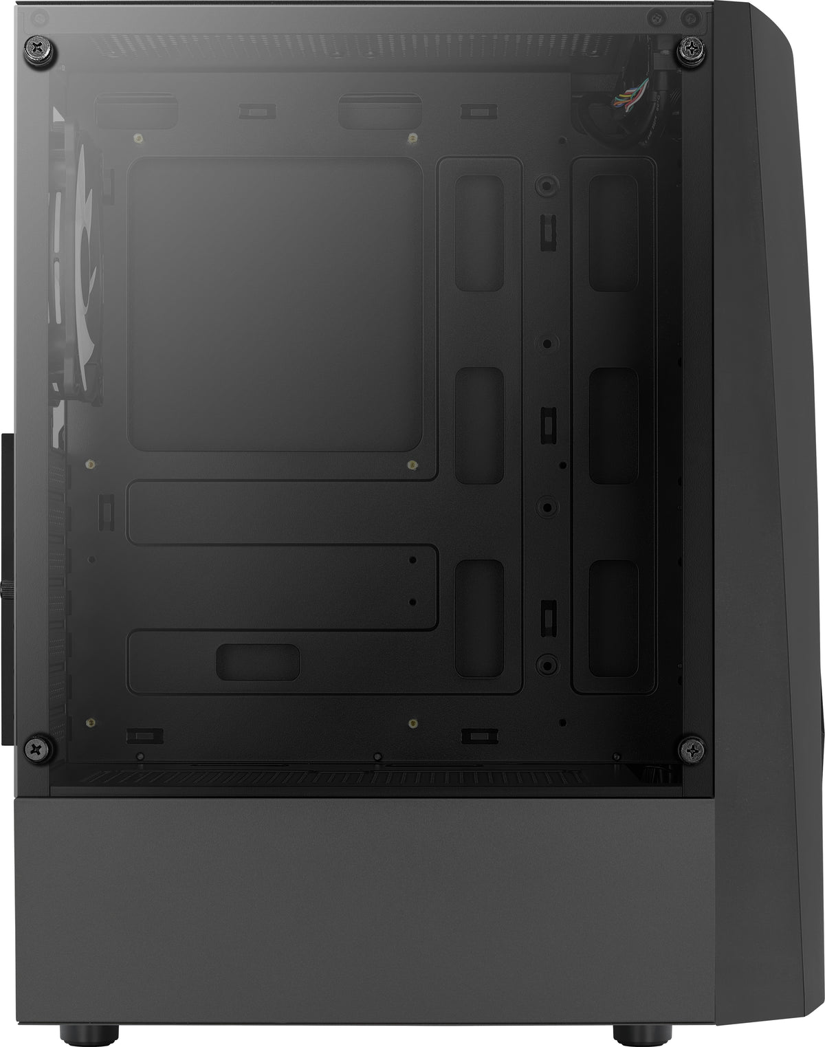 Aerocool WAVEBKV3 Computer-Gehäuse Midi Tower Schwarz