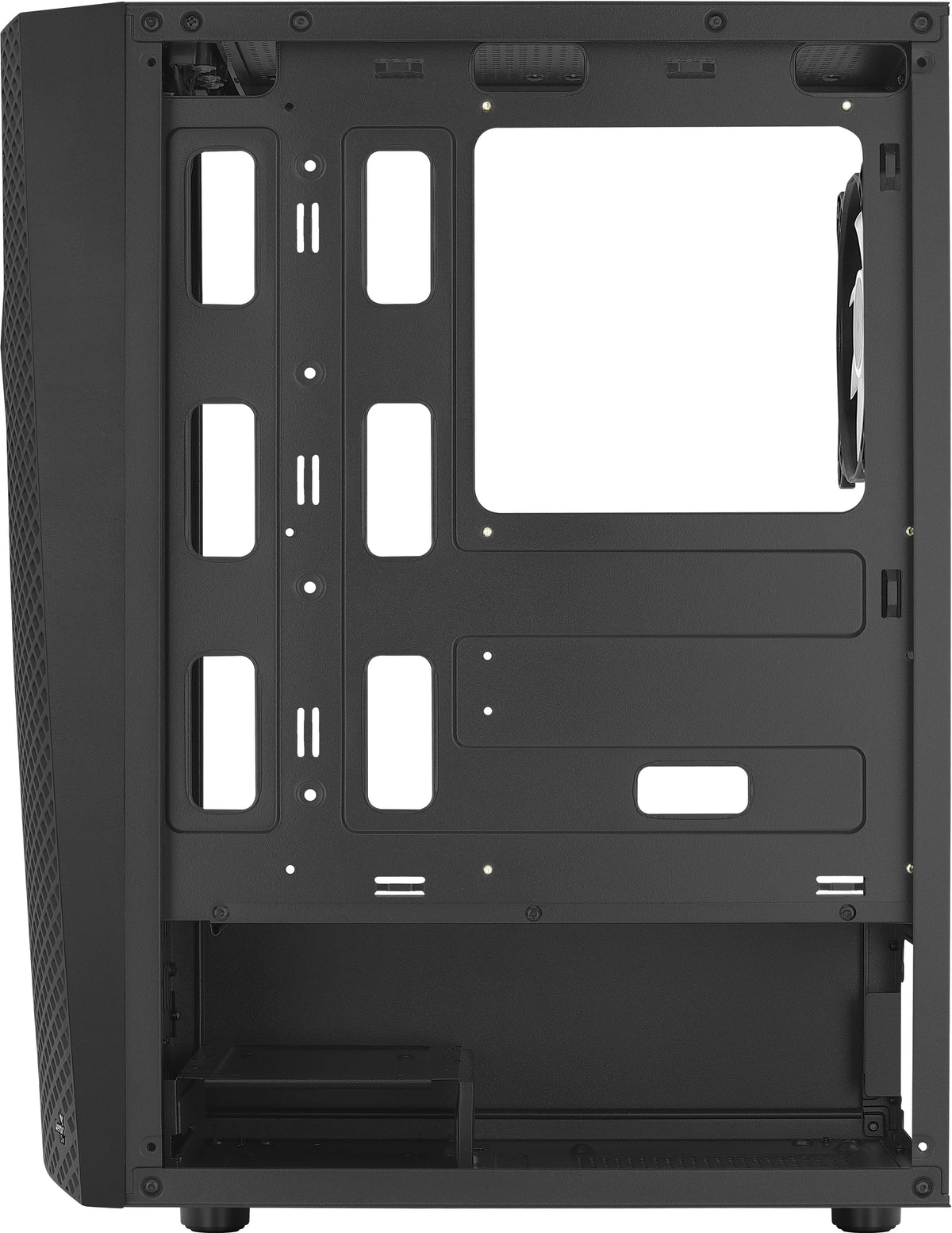 Aerocool WAVEBKV3 Computer-Gehäuse Midi Tower Schwarz