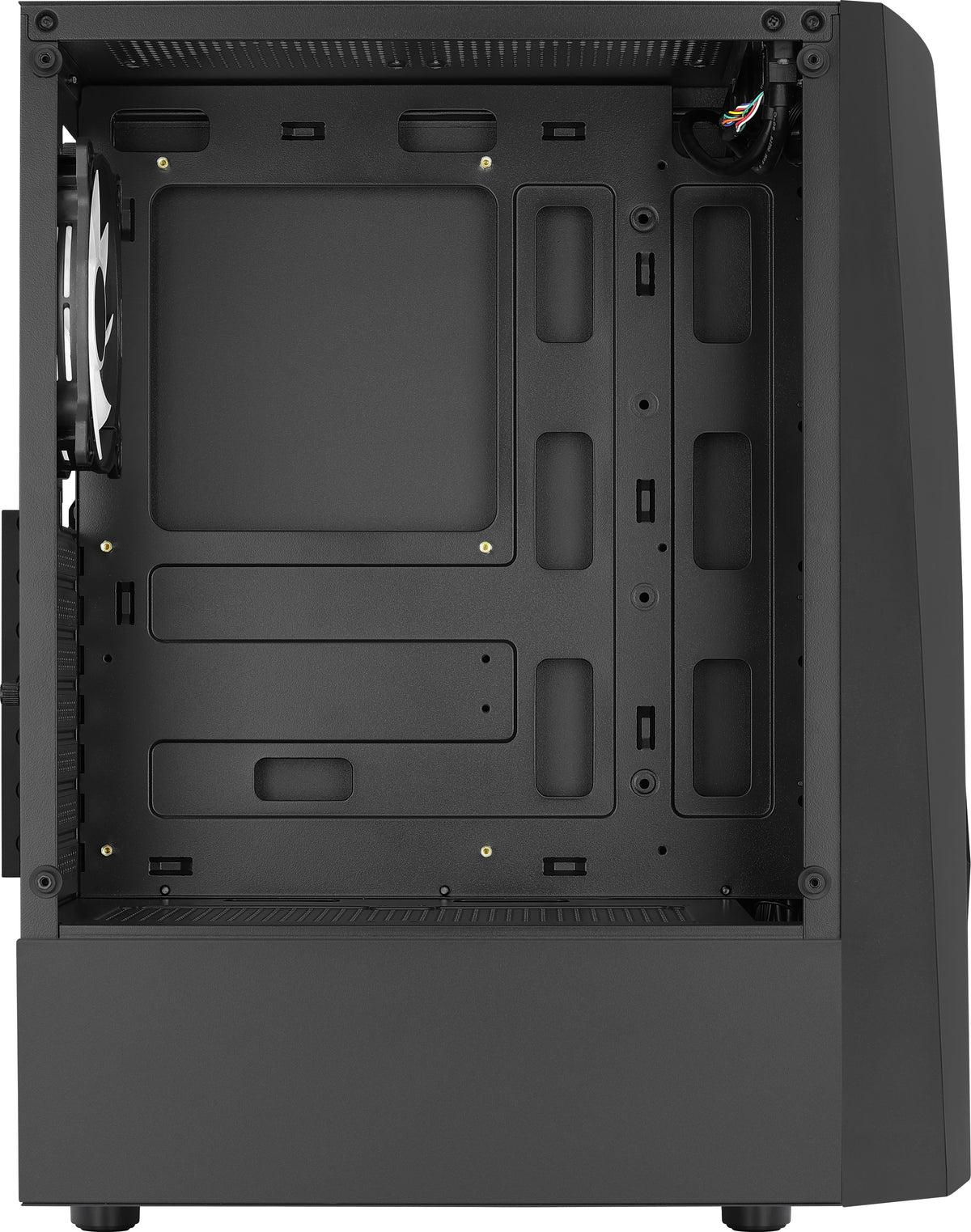 Aerocool WAVEBKV3 Computer-Gehäuse Midi Tower Schwarz