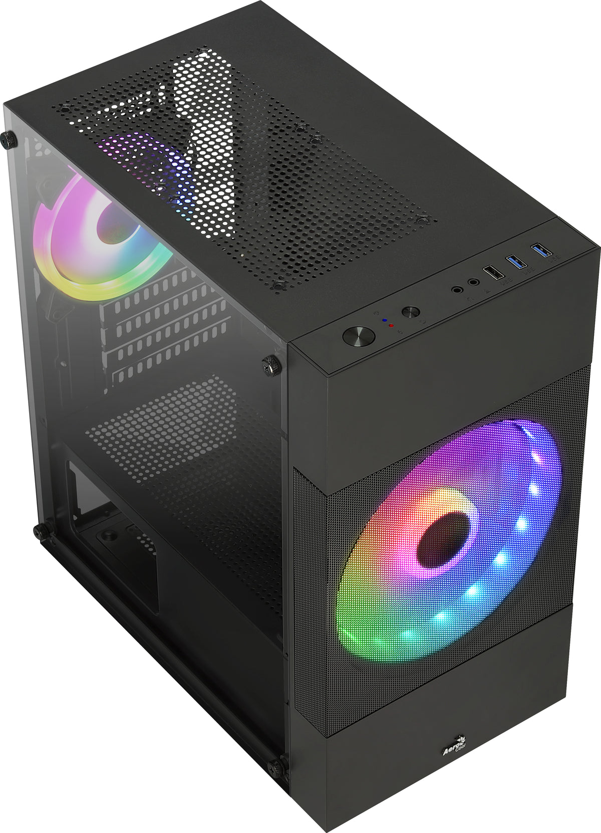 Aerocool Atomic Lite Mini Tower Schwarz