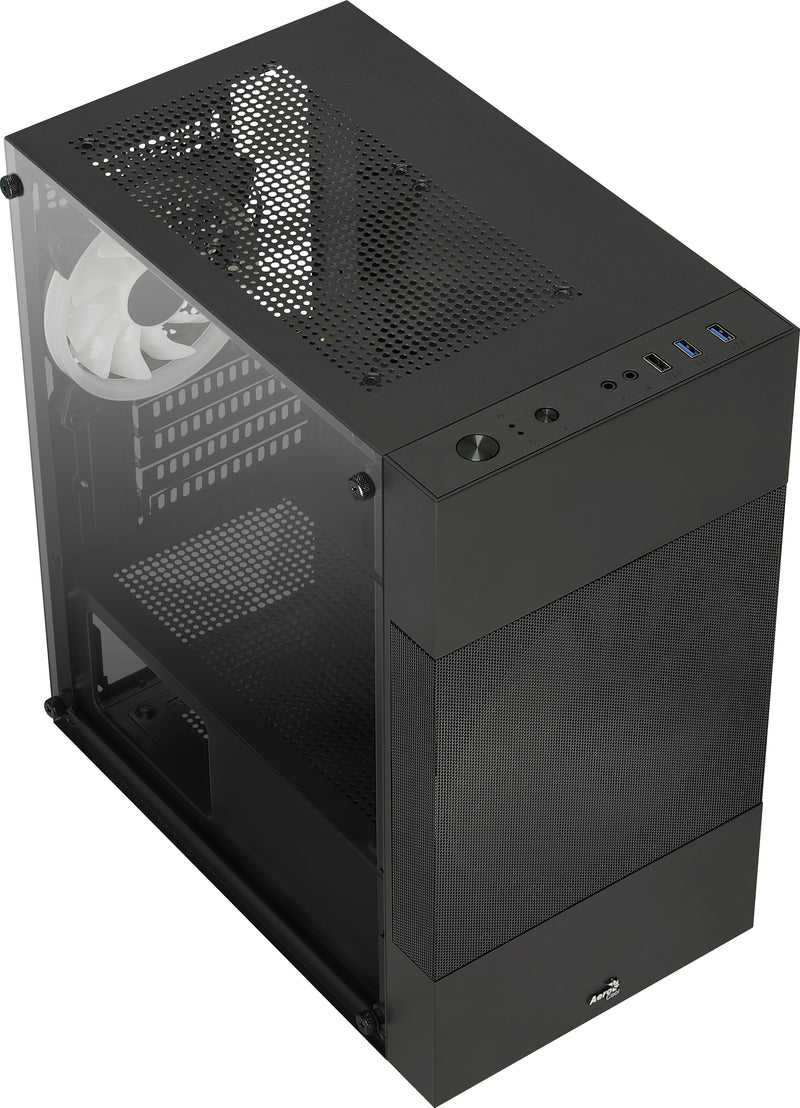 Aerocool Atomic Lite Mini Tower Schwarz